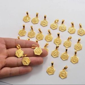 Jewelry - New 18K gold “ N “ letter necklace Jewelry - New 18K gold “ N “ letter necklace